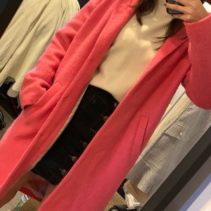 Top shop pink coat
